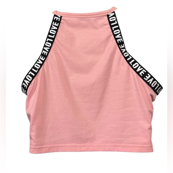 NWOT, SHEIN, Plus Size Pink Crop Top, Size 2XL (US 14) - Picture 6 of 8